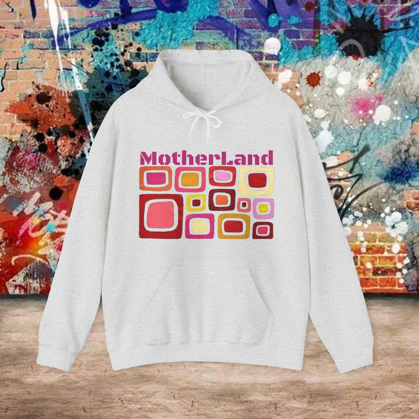 MotherLand Heavy Blend™ Hooded Sweatshirt : pink colors