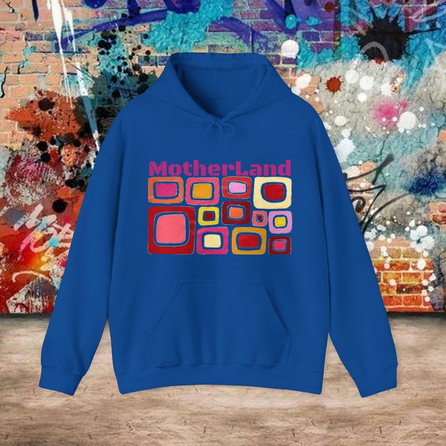 MotherLand Heavy Blend™ Hooded Sweatshirt : pink colors