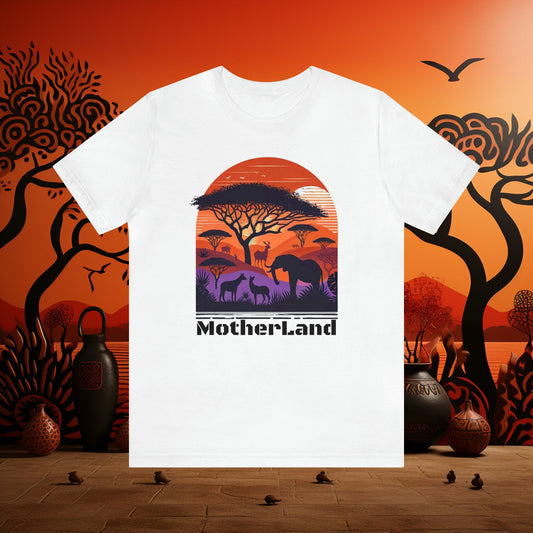 MotherLand Nature - Camiseta de manga corta Unisex Jersey